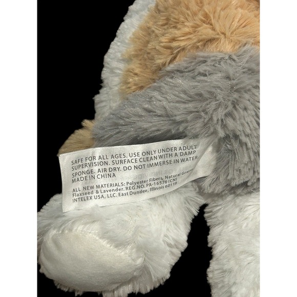 Warmies Cat Microwavable French Lavender Scented Plush Calico Cat NEW WITH TAGS - Picture 9 of 13